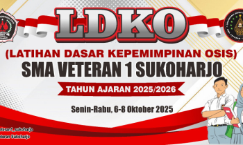 Membangun Jiwa Pemimpin Muda LDKO SMA Veteran 1 Sukoharjo Tahun Ajaran 20252026