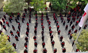 Semangat Jumat Sehat di SMA Veteran 1 Sukoharjo